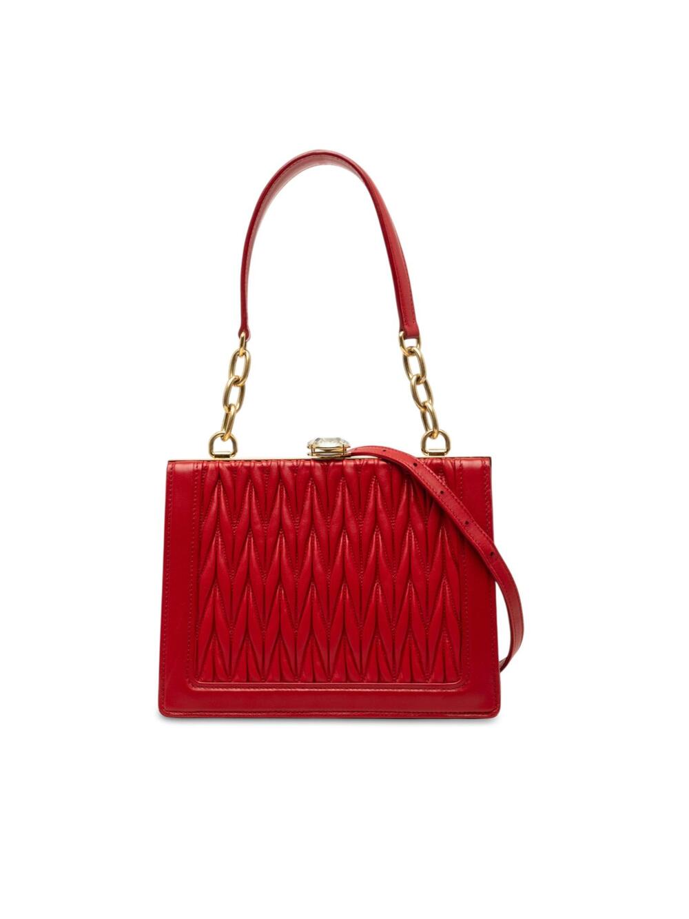 Miu Matelasse Lambskin Kiss #319901M75B